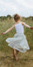 Cute Simple  Lovely Light Green Tulle Flower Girl Dresses, FDH009