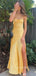 Popular Satin Spaghetti Straps Mermaid Long Evening Prom Dresses, GR0291