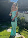 Formal Blue Satin  Long Evening Prom Dresses, Off Shoulder V-neck Prom dress, GR0560