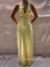 Gorgeous Satin Mermaid Long Evening Prom Dresses, V-neck Prom dress, GR0589