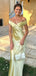 Simple Yellow Satin Mermaid Long Evening Prom Dresses, Off Shoulder Prom Dress, GR0599