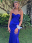Royal Blue Mermaid Long Evening Prom Dresses, Sweetheart Prom Dress, GR0614