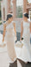 Gorgeous Mermaid Champagne Satin One Shoulder Long Custom Bridesmaid Dresses , GRB0026