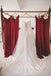 Gorgeous Dark Red Mermaid Appliques Long Off Shoulder Custom Bridesmaid Dresses, GRB0085