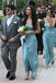 Simple Strapless Satin Mermaid Long Cheap Custom Bridesmaid Dresses, GRB0091