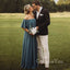 Off Shoulder A-line Chiffon Long Cheap Custom Bridesmaid Dresses, GRB0110