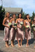 Simple Spaghetti Straps Dusty Rose Satin Long Cheap Custom Bridesmaid Dresses, GRB0111