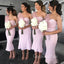 One Shoulder Mermaid Long Cheap Custom Sweetheart Bridesmaid Dresses, GRB0130