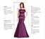 Off Shoulder A-Line With Long Sleeves Long Evening Prom Dresses, MR7079