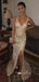 Long Gold Sequin Mermaid Shinning Cheap Prom Dresses, BG77001