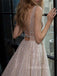 Elegant Dazzling Deep V-neck Long Prom Dress  FP1202