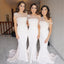 Mermaid Strapless Long Custom Bridesmaid Dresses , BN1150