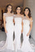 Mermaid Strapless Long Custom Bridesmaid Dresses , BN1150