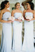 Simple Strapless Long Mermaid Backless Custom Bridesmaid Dresses , BN1166