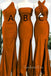 Mismatched Burnt Orange Long Mermaid Custom Bridesmaid Dresses , BN1190