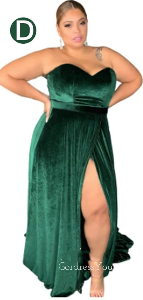 Simple Mismatched Dark Green Long Custom Bridesmaid Dresses , BN1209