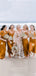 Mismatched V-neck Long Custom Bridesmaid Dresses , BN1273