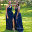 One Shoulder A-line Long Custom Bridesmaid Dresses , BN1324