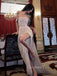 White Sequins Sparkly A-line Long Evening Prom Dresses, Custom Off Shoulder Prom Dress, GR0067