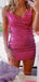 Spaghetti Straps Sequins Short Homecoming Dresses, HM1092