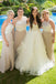 Simple Halter Chiffon Lace Long Mermaid Custom Bridesmaid Dresses , BN1161