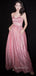 Sparkle  Spaghetti Strap Evening A-Line Long Prom Dresses, MR7007