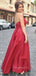 Sexy Backless A-Line Long Evening Prom Dresses, MR7080