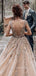 Blue Lace A-line Tulle Long Evening Prom Dresses, Evening Party Prom Dresses, MR7240