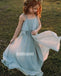 Comfortable Spaghetti Strap  A-line  Chiffon Flower Girl Dresses, FDH004