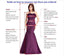 A-line Chic Scoop Sequins Detachable Skirt Senior Long Evening Prom Dresses, Cheap Custom Prom Dresses, MR7478