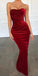 Mermaid Sexy Simple Velvet Cheap Long Evening Dress Prom Dresses, WP024